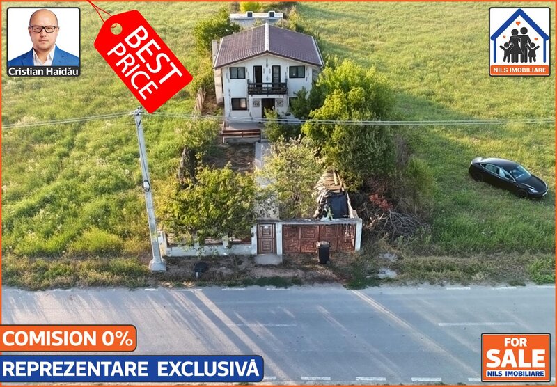 Vidra, Dobreni IF, casa 3 camere, 2 bai, 2 balcoane, teren 400 mp,