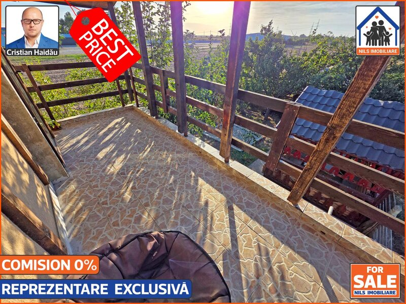 Vidra, Dobreni IF, casa 3 camere, 2 bai, 2 balcoane, teren 400 mp.